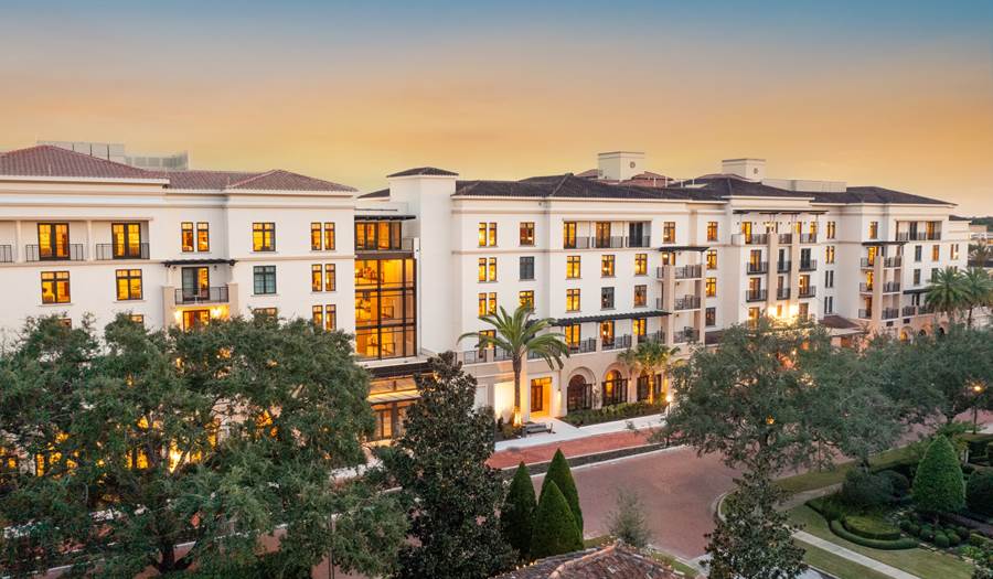 Exterior view of The Alfond Inn from the street